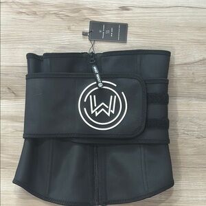Black Waist Trainer with Logo